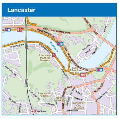 Way of the Roses town centre sample - Lancaster 