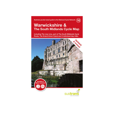 Warwickshire and south Midlands cycle map