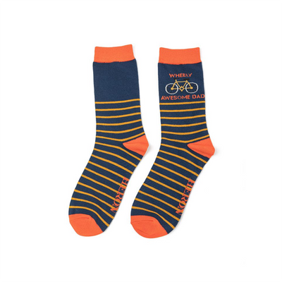 Wheely Awesome Dad Socks (Mr Heron)
