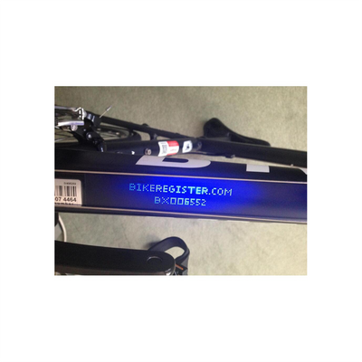 BikeRegister UV marking
